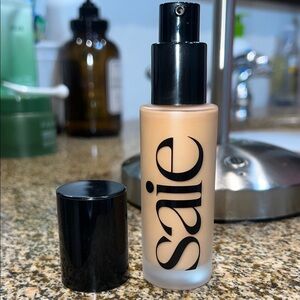 Saie Glowy Super Skin Foundation - shade 16 1oz swatched no box